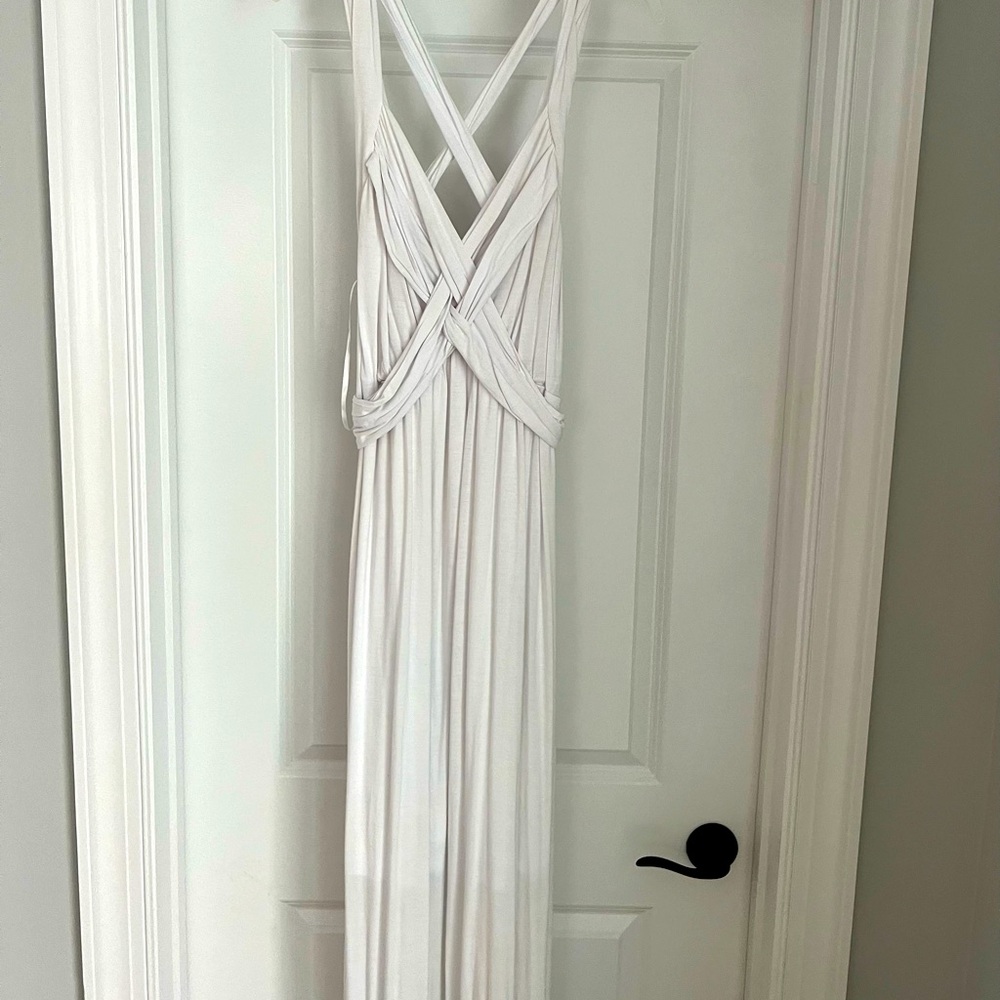 Motherhood maternity floor length dress size large
